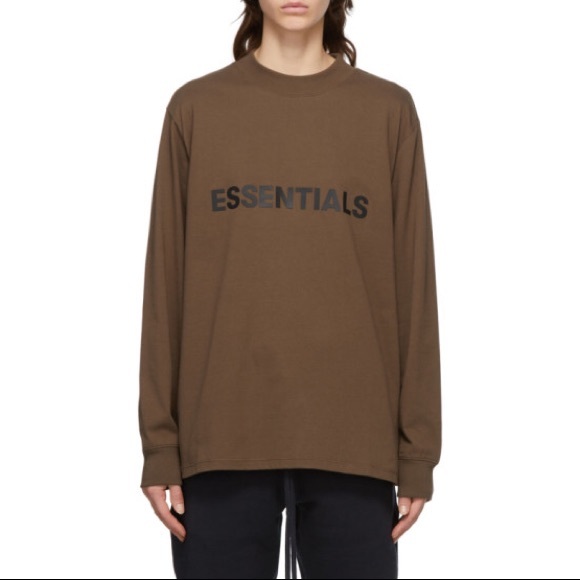 FEAR OF GOD ESSENTIALS SSENSE Exclusive ‘Rain Drum’ LS Tee - Picture 4 of 4